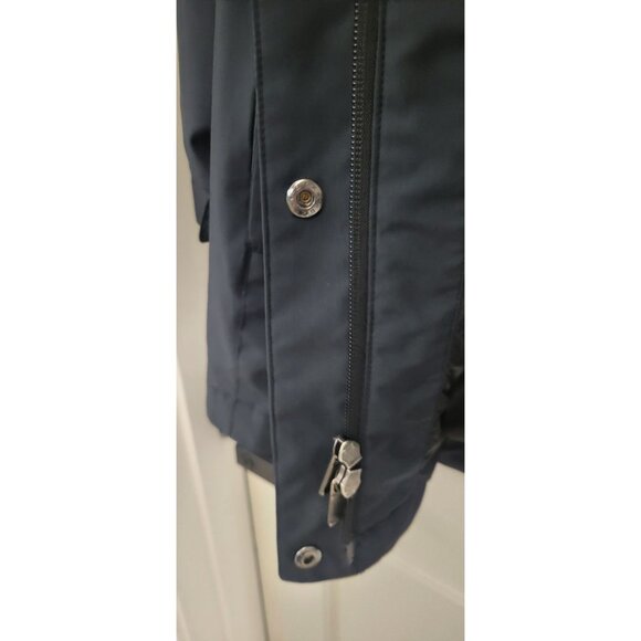 Columbia Omni -Tech Black Rain or Windbreaker Jacket XL Zip Snap Pockets - Picture 6 of 13